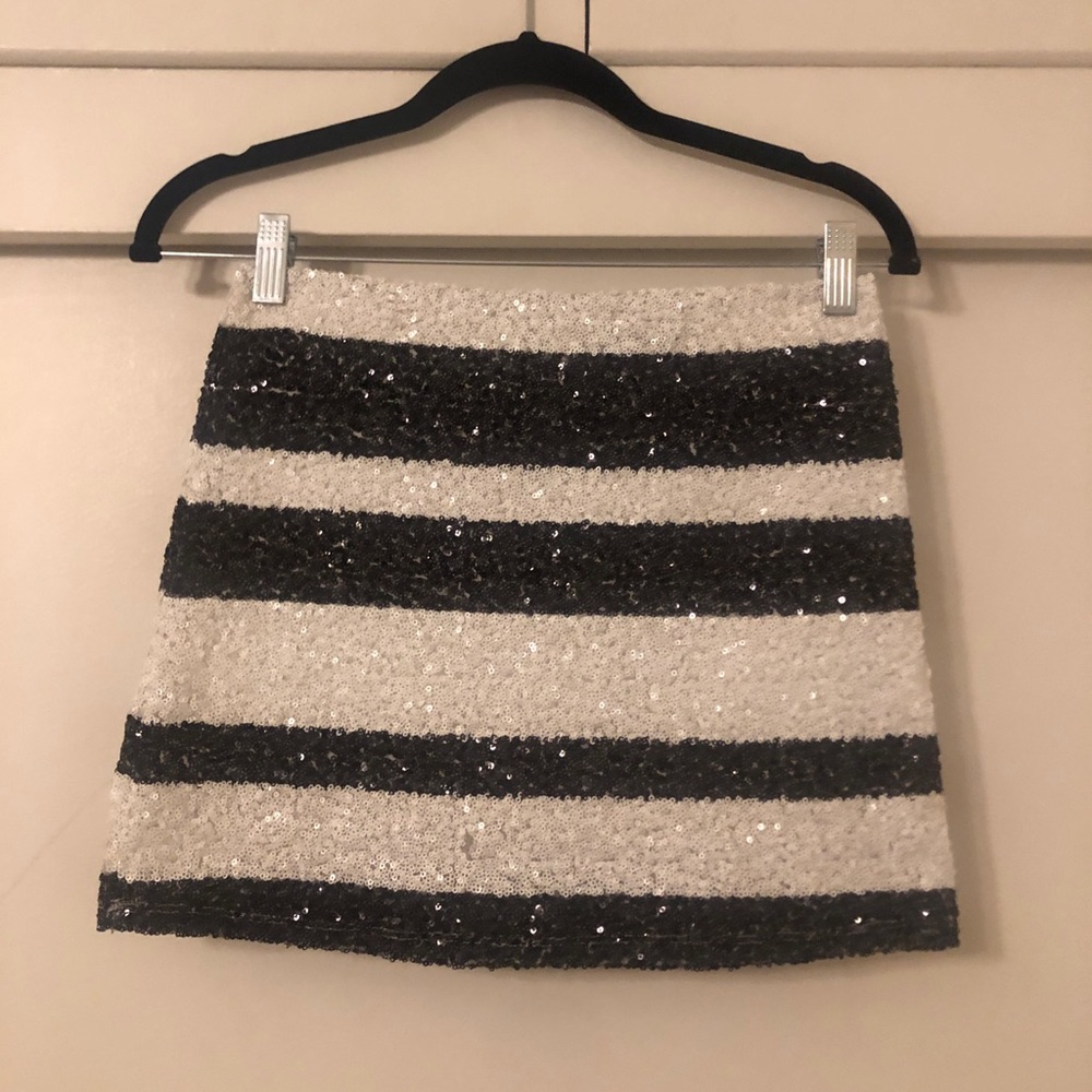 Sequin Mini Skirt